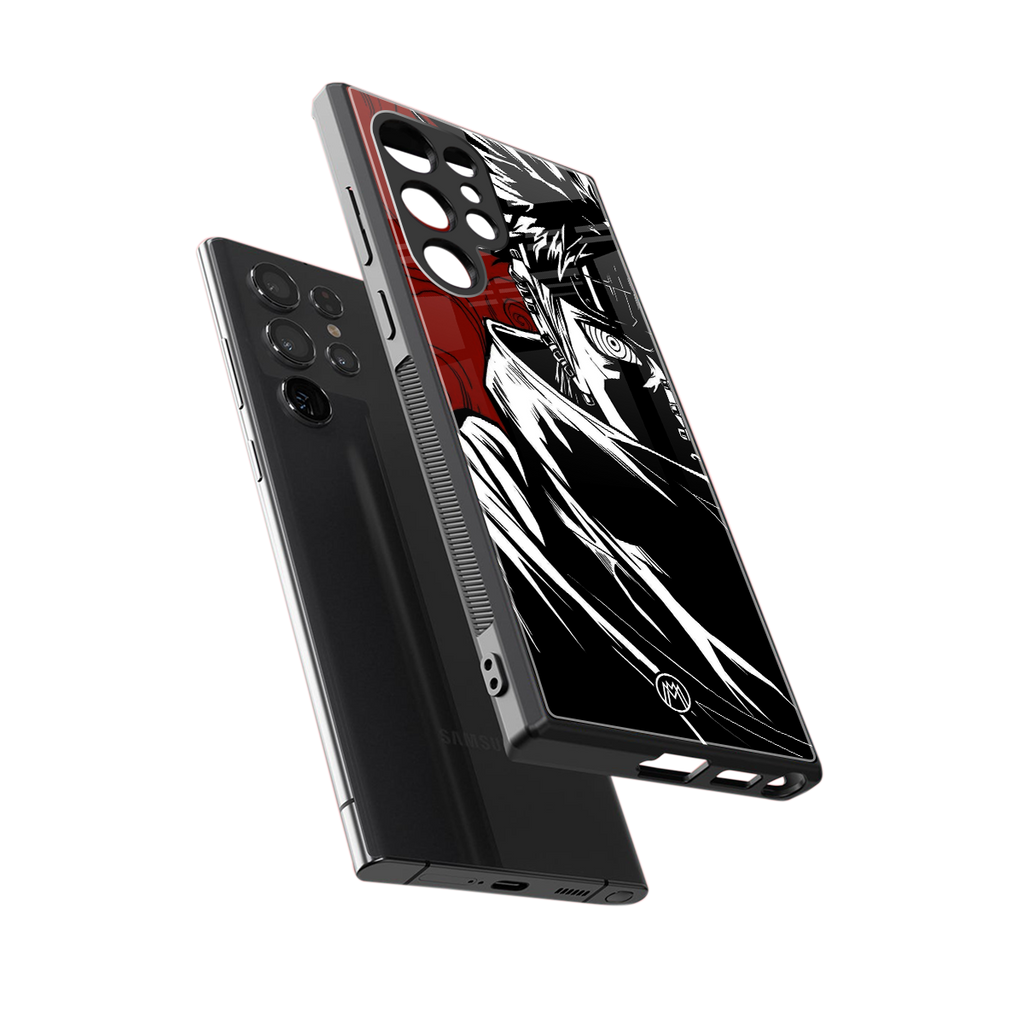 naruto anime back phone cover | glass case for samsung galaxy s24 ultra
