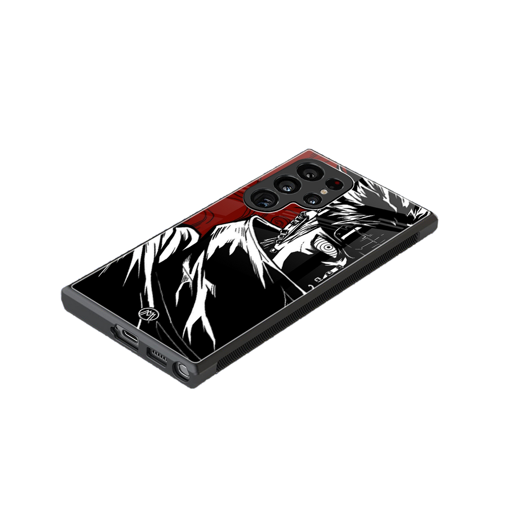 naruto anime back phone cover | glass case for samsung galaxy s24 ultra