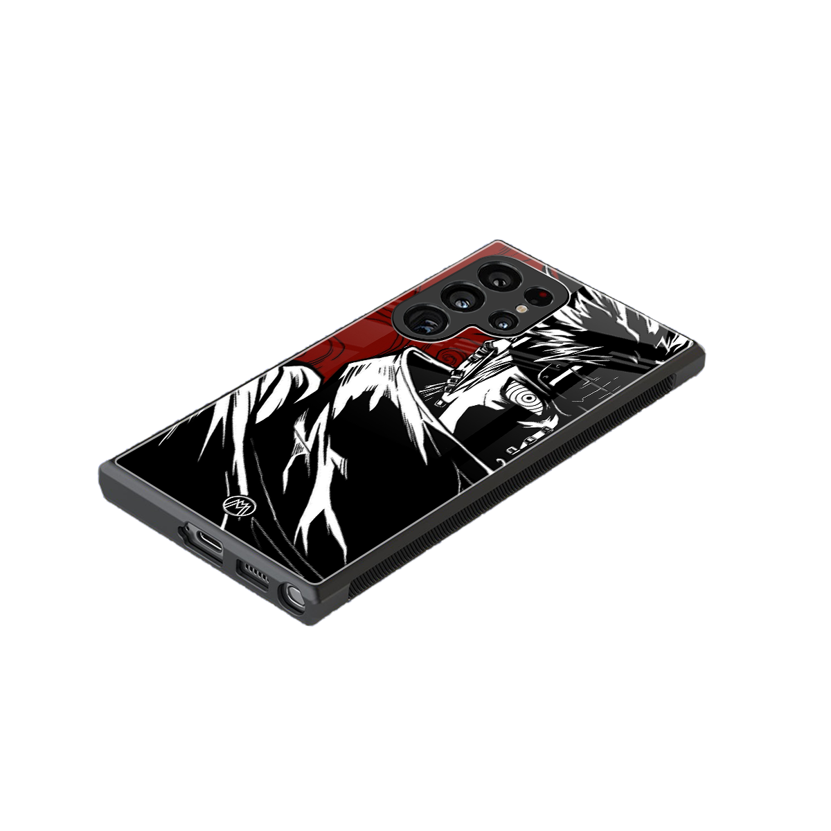 naruto anime back phone cover | glass case for samsung galaxy s23 ultra