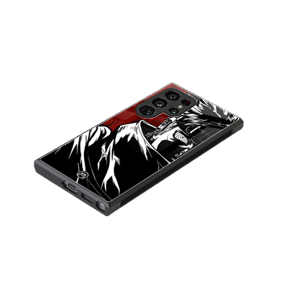 naruto anime back phone cover | glass case for samsung galaxy s23 ultra