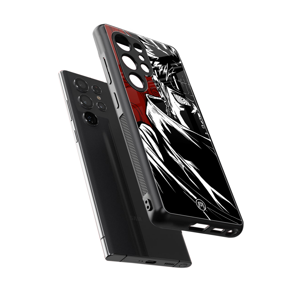 naruto anime back phone cover | glass case for samsung galaxy s25 ultra