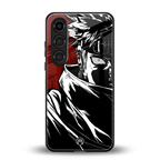 naruto anime back phone cover | glass case for samsung galaxy s24