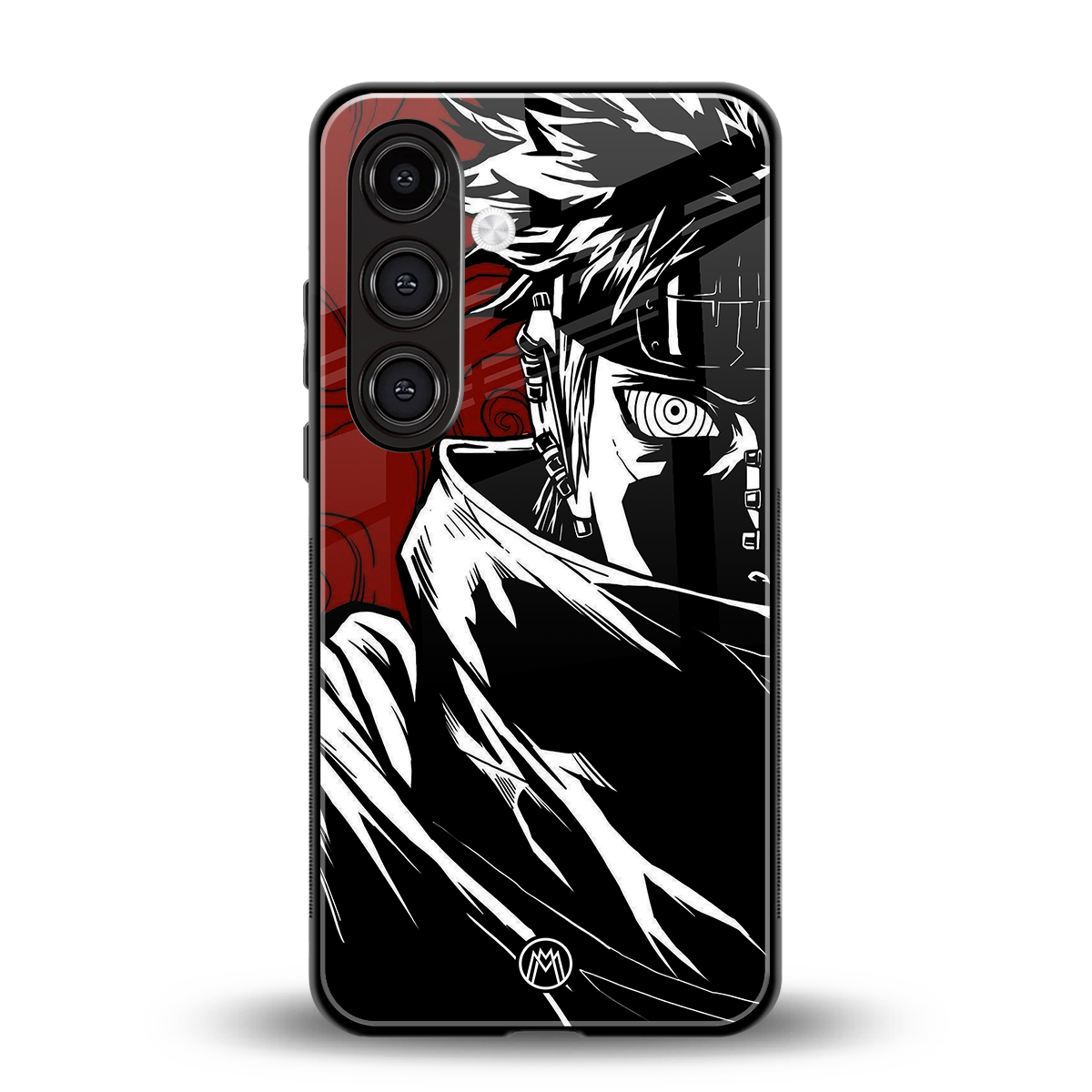 naruto anime back phone cover | glass case for samsung galaxy s24