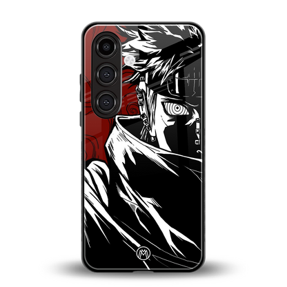 naruto anime back phone cover | glass case for samsung galaxy s24 plus