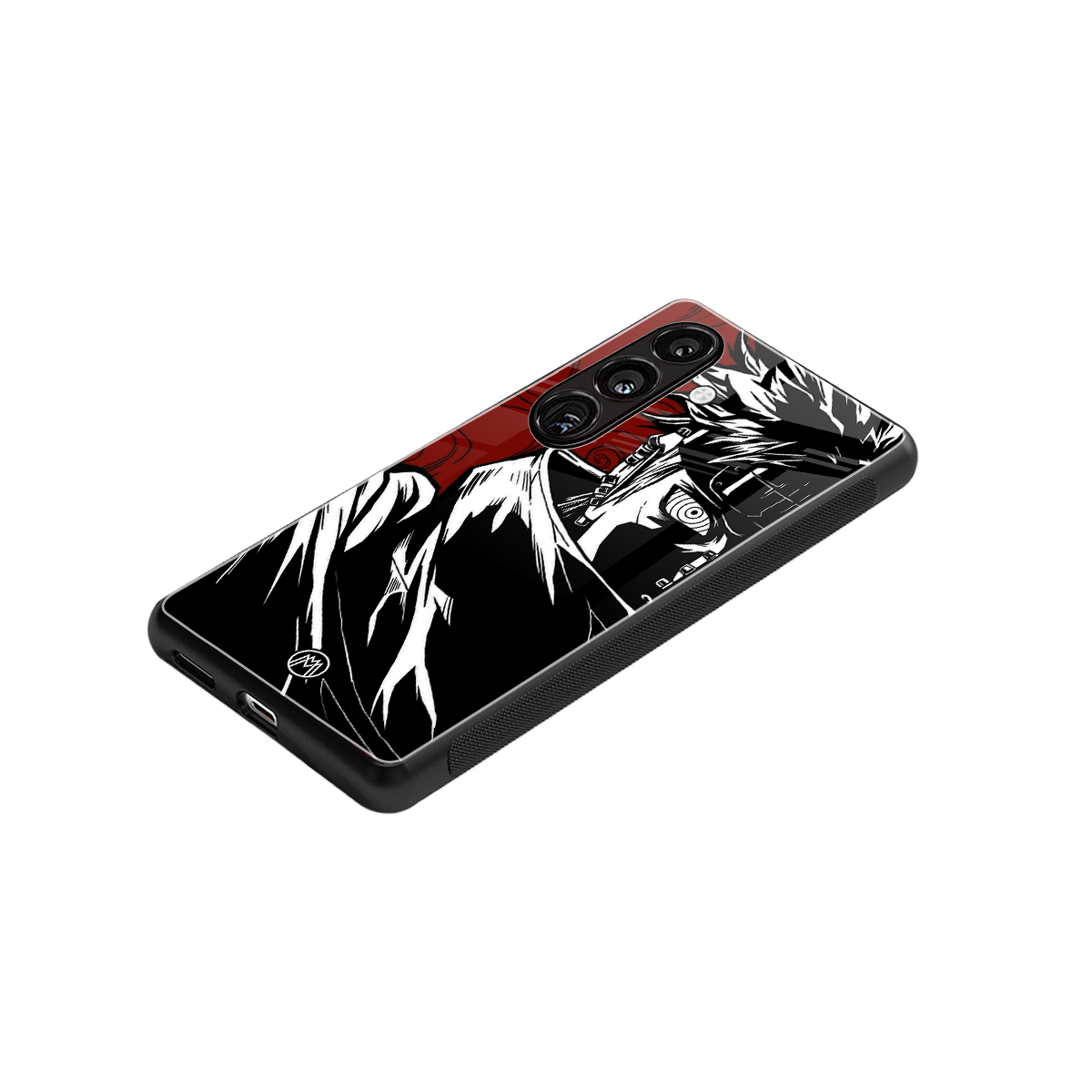 naruto anime back phone cover | glass case for samsung galaxy s24