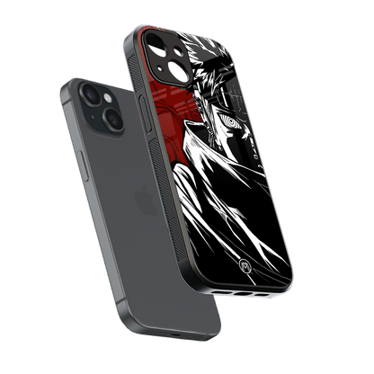 naruto anime back phone cover | glass case for iphone 15