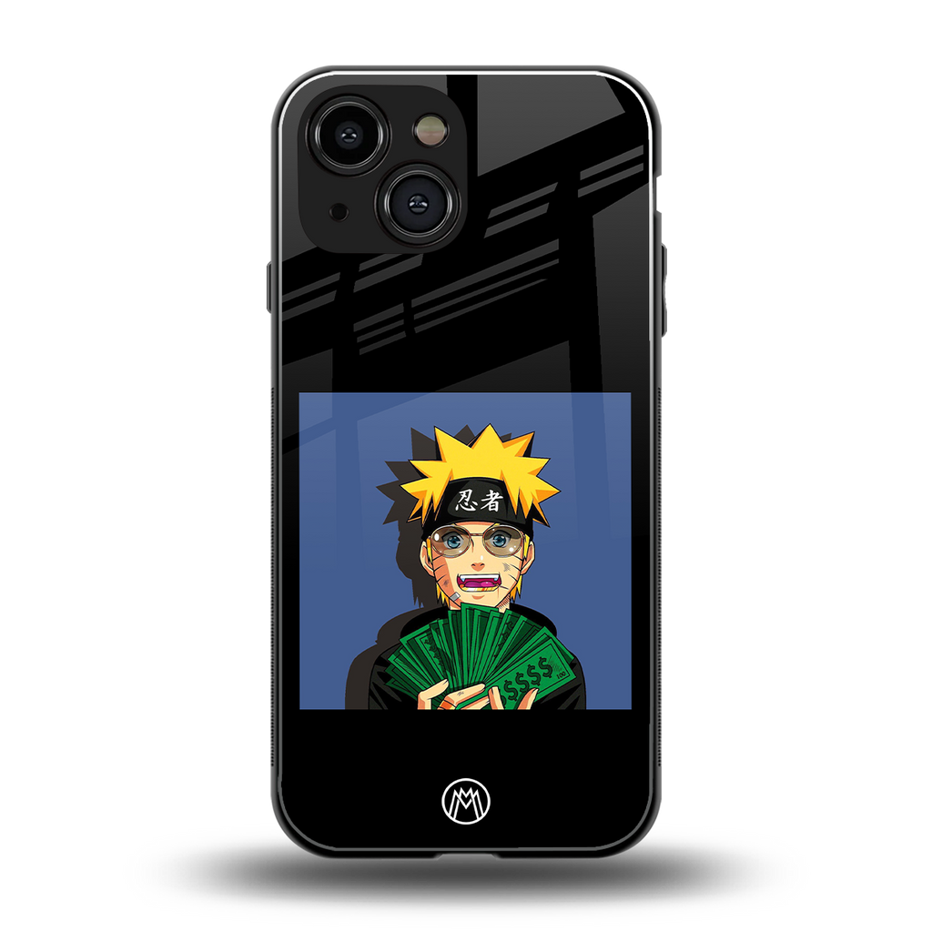 naruto hypebeast back phone cover | glass case for iphone 13 mini