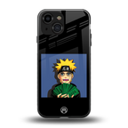naruto hypebeast back phone cover | glass case for iphone 13 mini