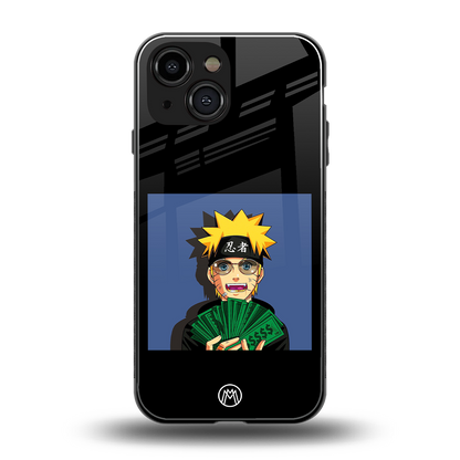 naruto hypebeast back phone cover | glass case for iphone 13 mini