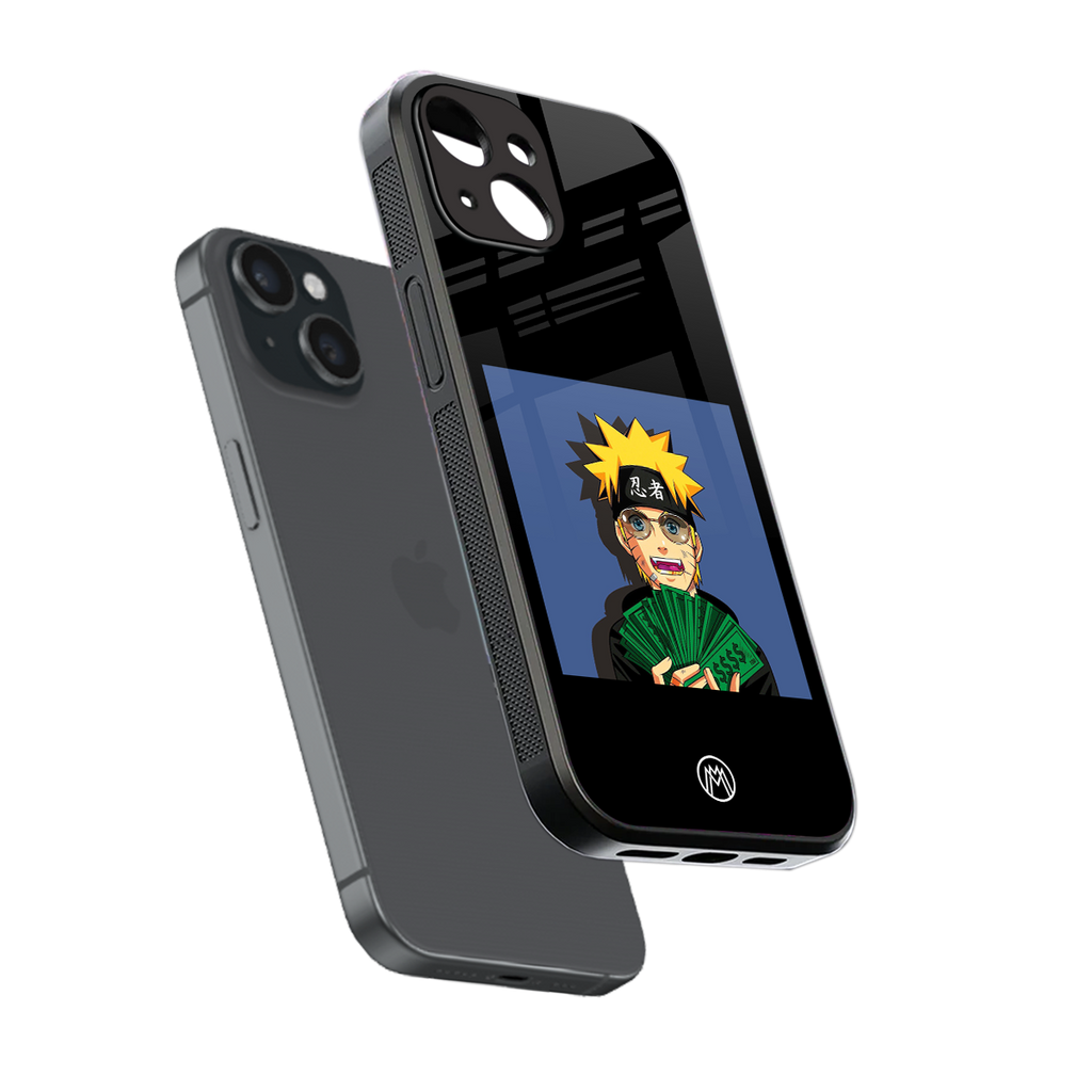 naruto hypebeast back phone cover | glass case for iphone 13 mini