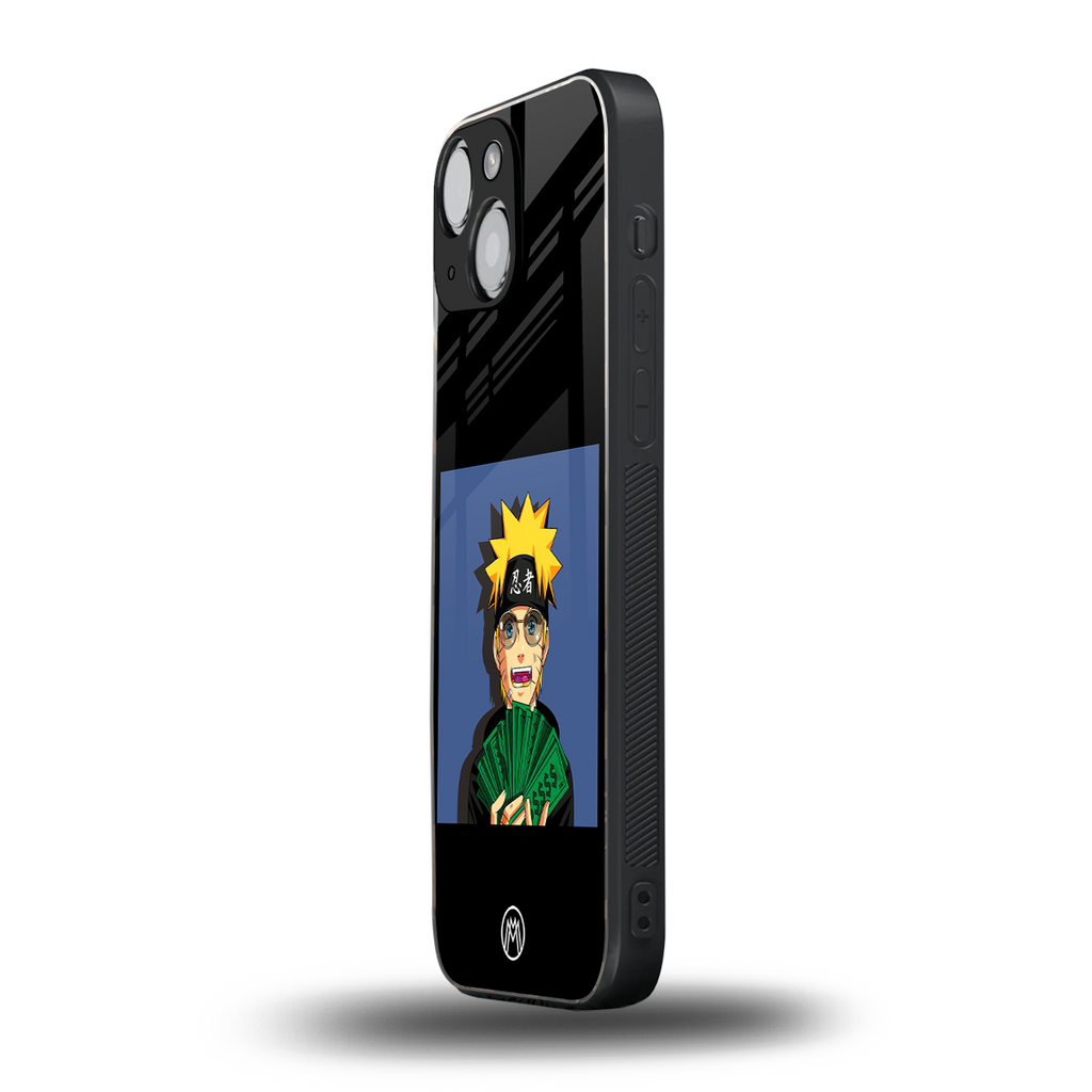 naruto hypebeast back phone cover | glass case for iphone 13 mini