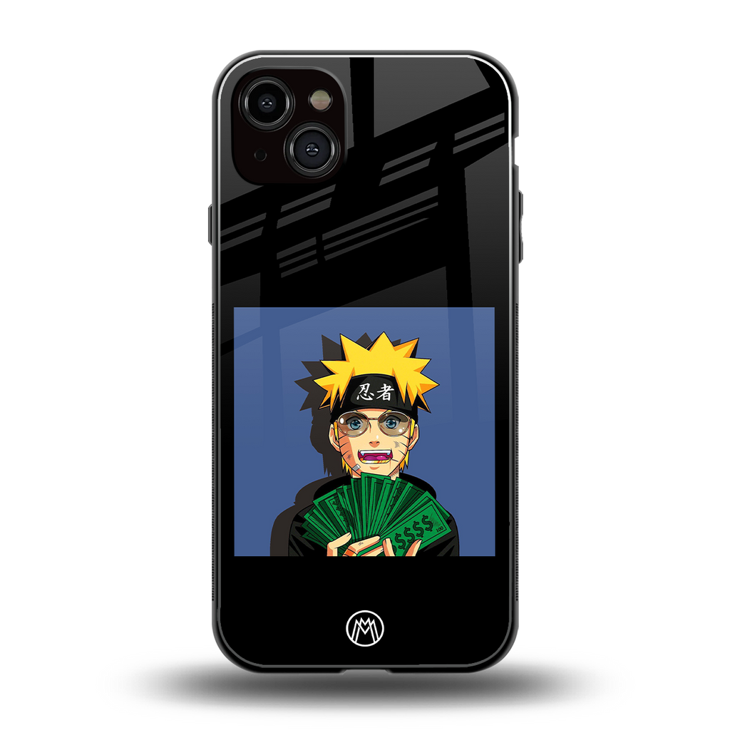 naruto hypebeast back phone cover | glass case for iphone 14 plus