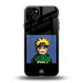naruto hypebeast back phone cover | glass case for iphone 14 plus
