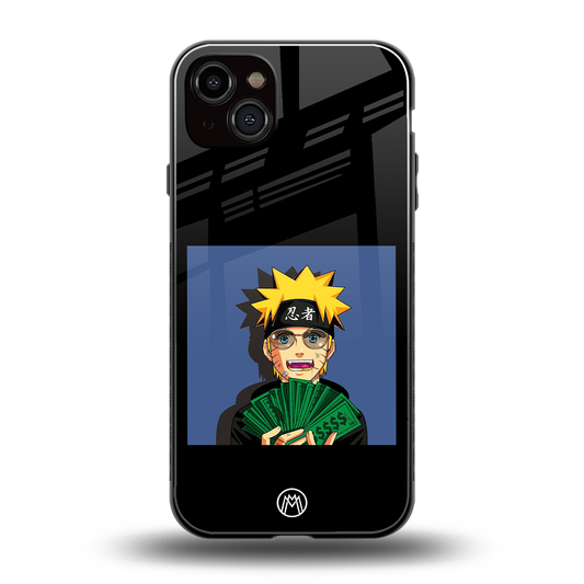 naruto hypebeast back phone cover | glass case for iphone 14 plus