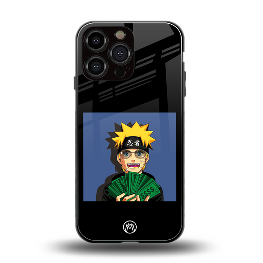 naruto hypebeast back phone cover | glass case for iphone 14 pro max