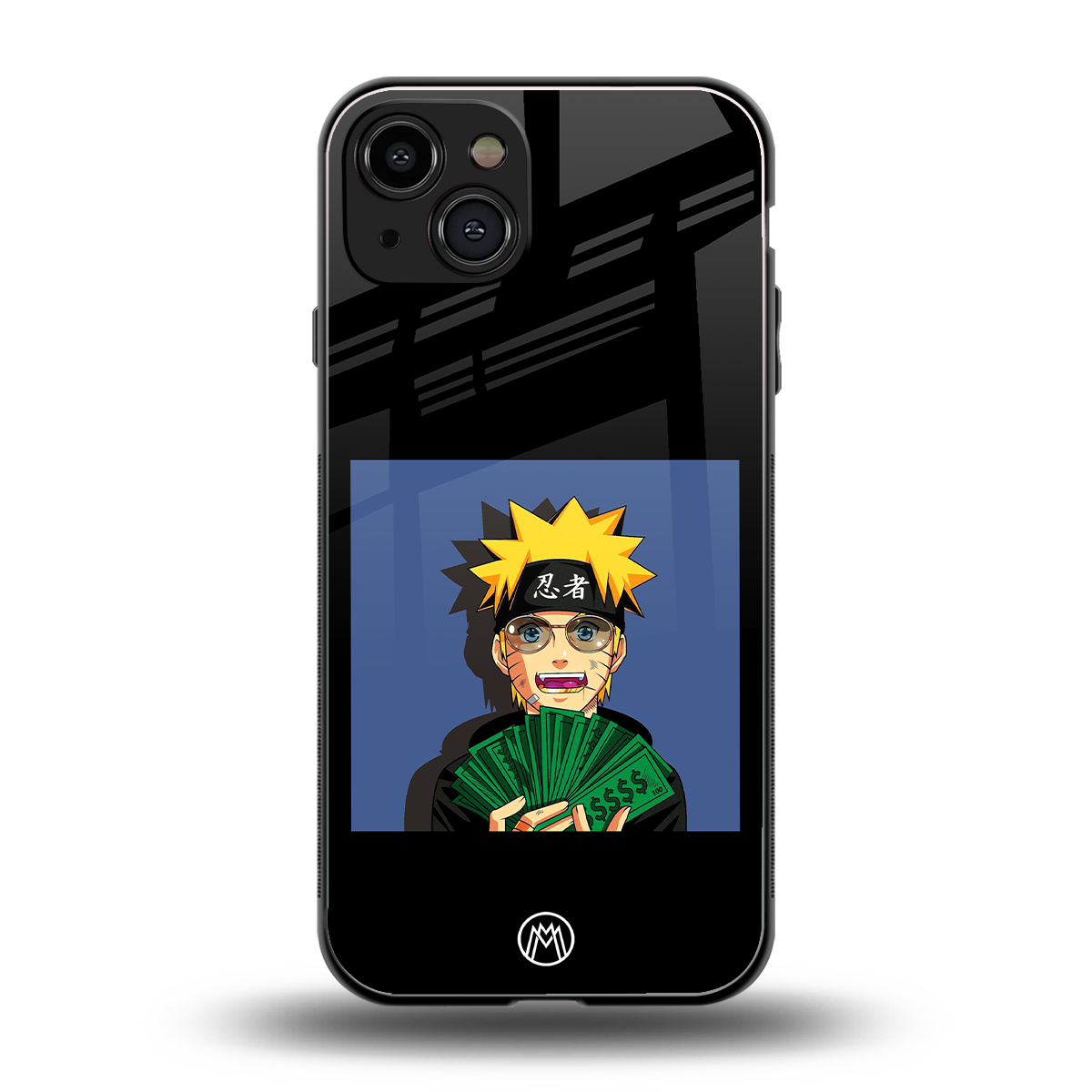 naruto hypebeast back phone cover | glass case for iphone 15