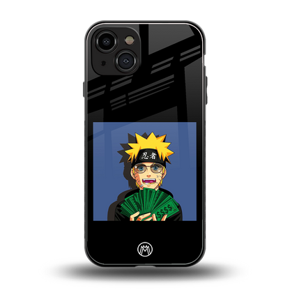 naruto hypebeast back phone cover | glass case for iphone 15