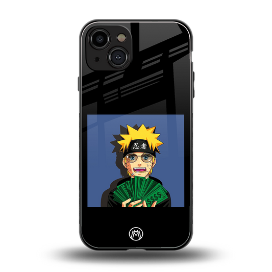 naruto hypebeast back phone cover | glass case for iphone 15