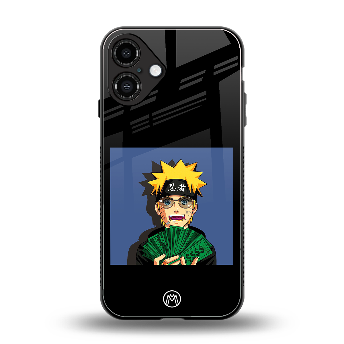 naruto hypebeast back phone cover | glass case for iphone 16 plus