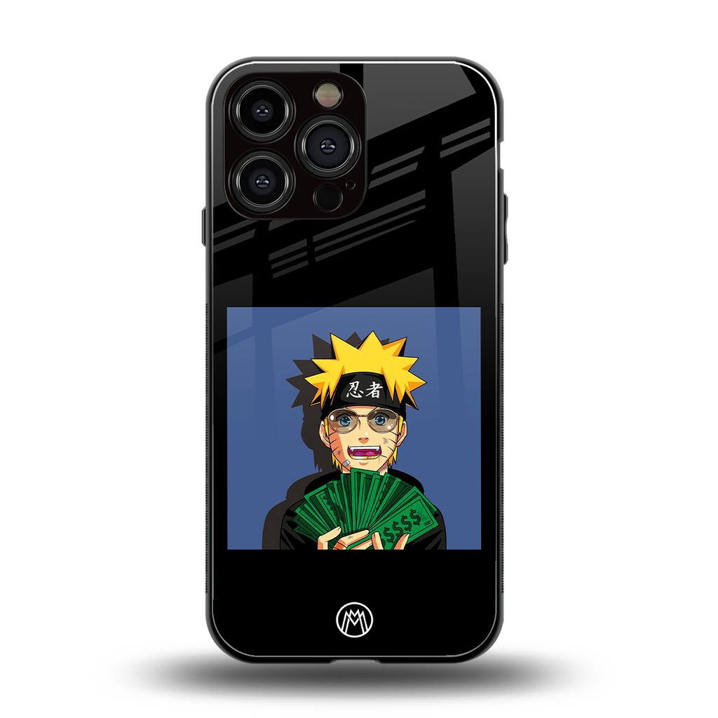 naruto hypebeast back phone cover | glass case for iphone 16 pro max