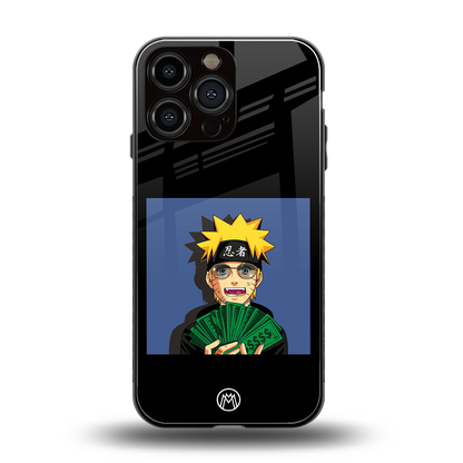 naruto hypebeast back phone cover | glass case for iphone 16 pro max