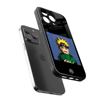 naruto hypebeast back phone cover | glass case for iphone 16 pro max