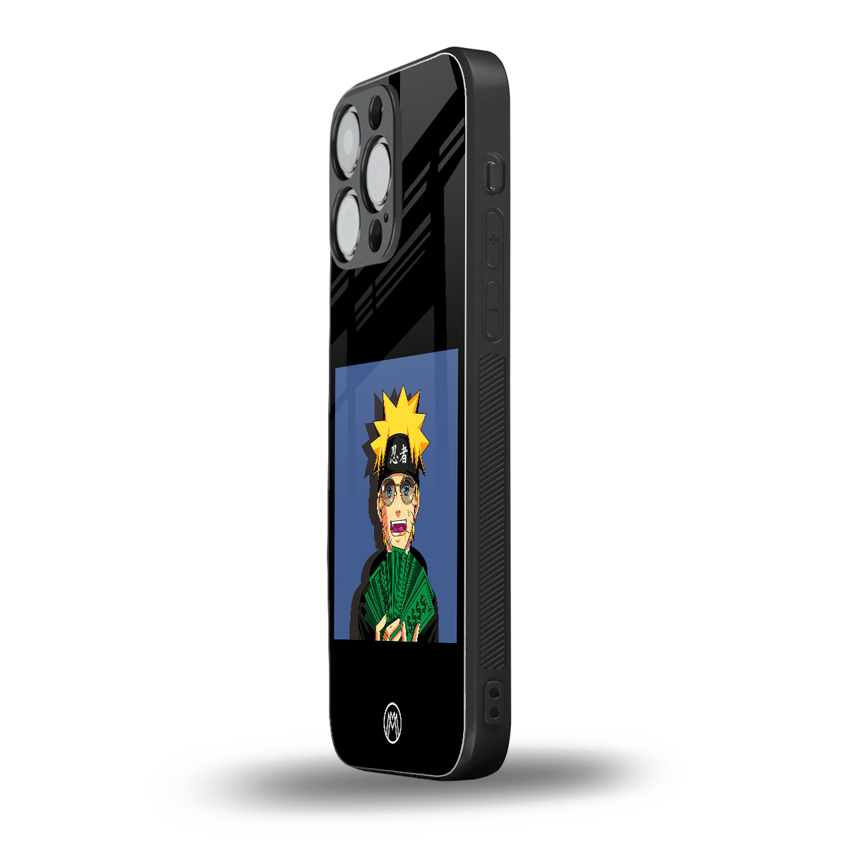 naruto hypebeast back phone cover | glass case for iphone 16 pro max