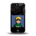 naruto hypebeast back phone cover | glass case for iphone 16 pro