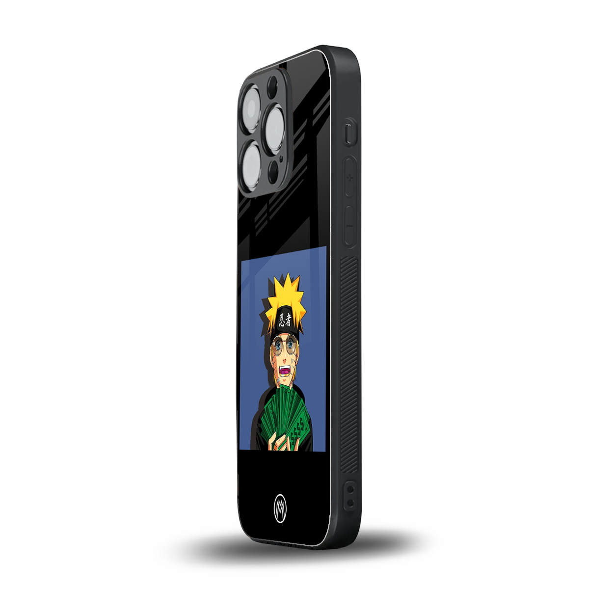 naruto hypebeast back phone cover | glass case for iphone 16 pro