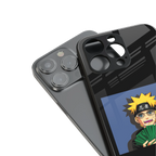 naruto hypebeast back phone cover | glass case for iphone 15