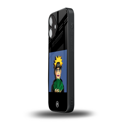naruto hypebeast back phone cover | glass case for iphone 16