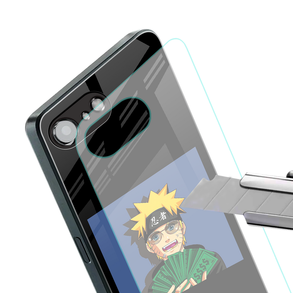 naruto hypebeast back phone cover | glass case for iphone 16e