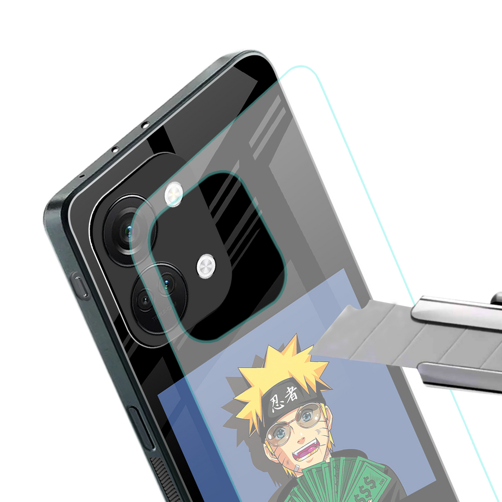 naruto hypebeast back phone cover | glass case for oneplus nord 3