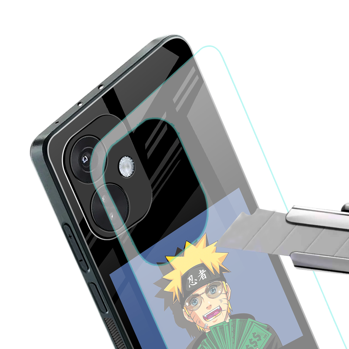 naruto hypebeast back phone cover | glass case for oneplus nord ce 3