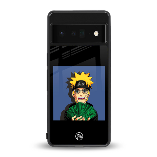 naruto hypebeast back phone cover | glass case for google pixel 6 pro