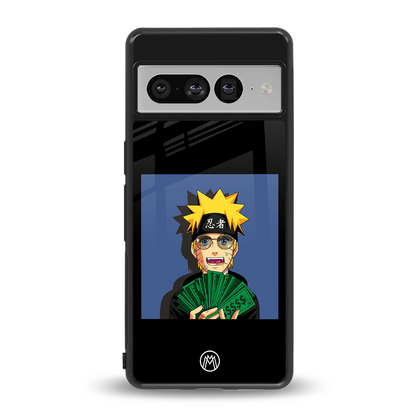 naruto hypebeast back phone cover | glass case for google pixel 7 pro