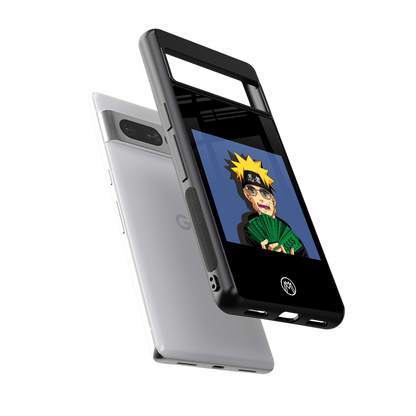 naruto hypebeast back phone cover | glass case for google pixel 7 pro