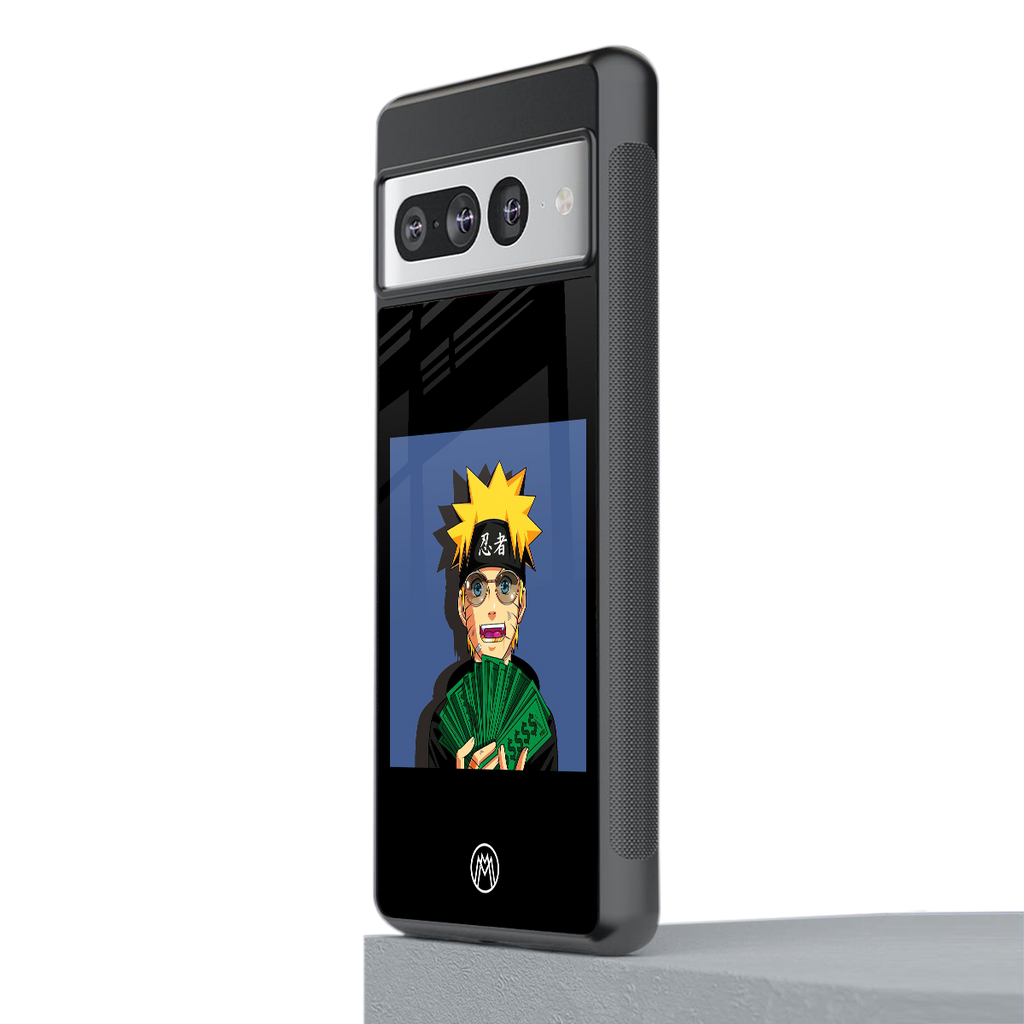 naruto hypebeast back phone cover | glass case for google pixel 7 pro
