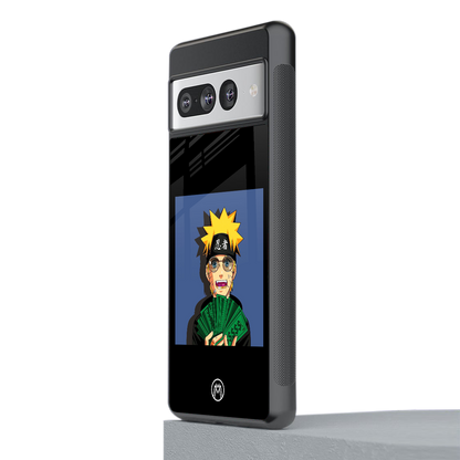 naruto hypebeast back phone cover | glass case for google pixel 7 pro