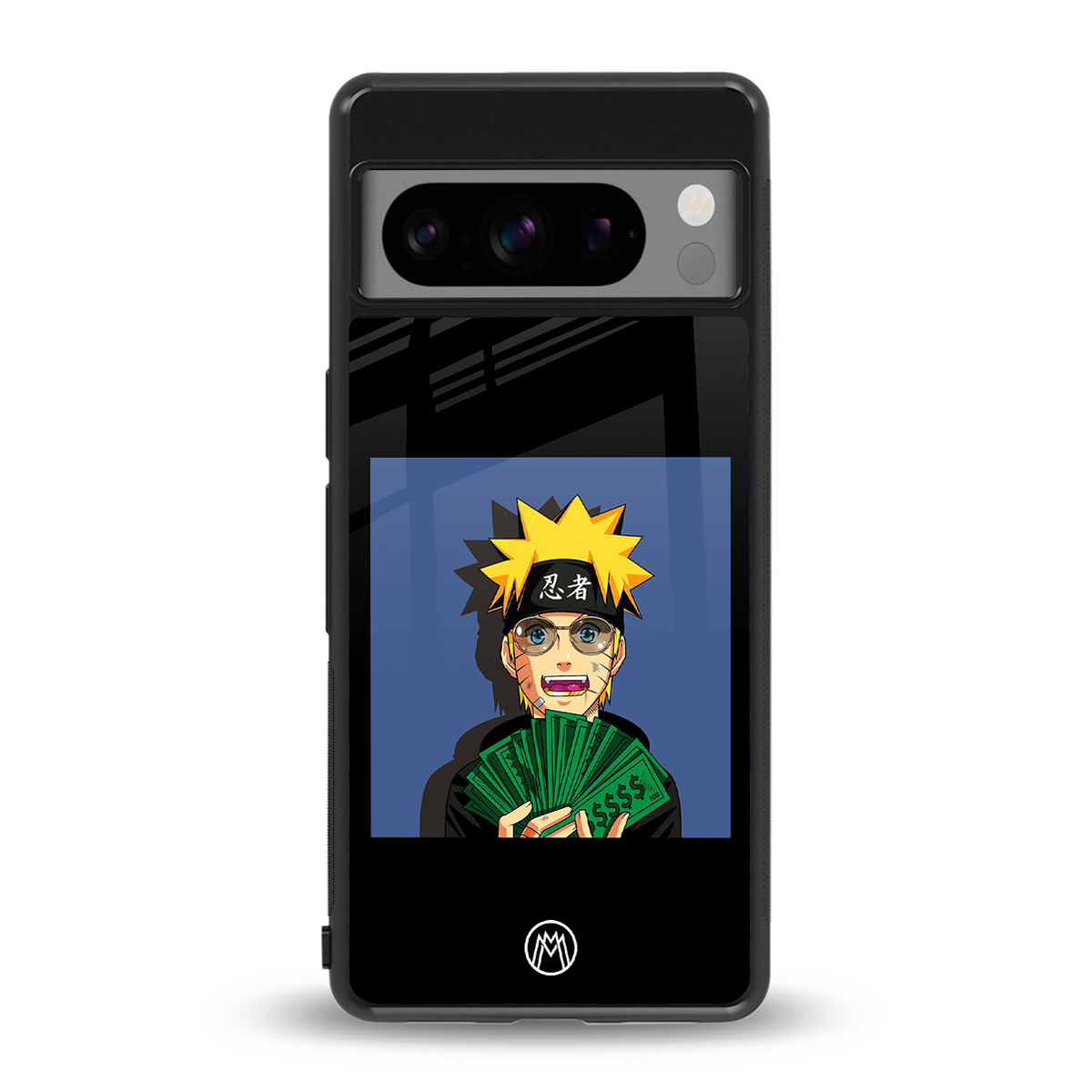 naruto hypebeast back phone cover | glass case for google pixel 8 pro