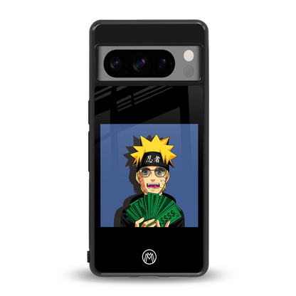 naruto hypebeast back phone cover | glass case for google pixel 8 pro