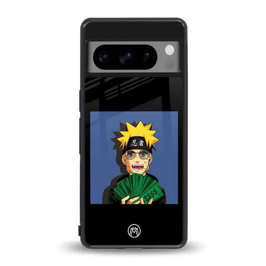 naruto hypebeast back phone cover | glass case for google pixel 8 pro