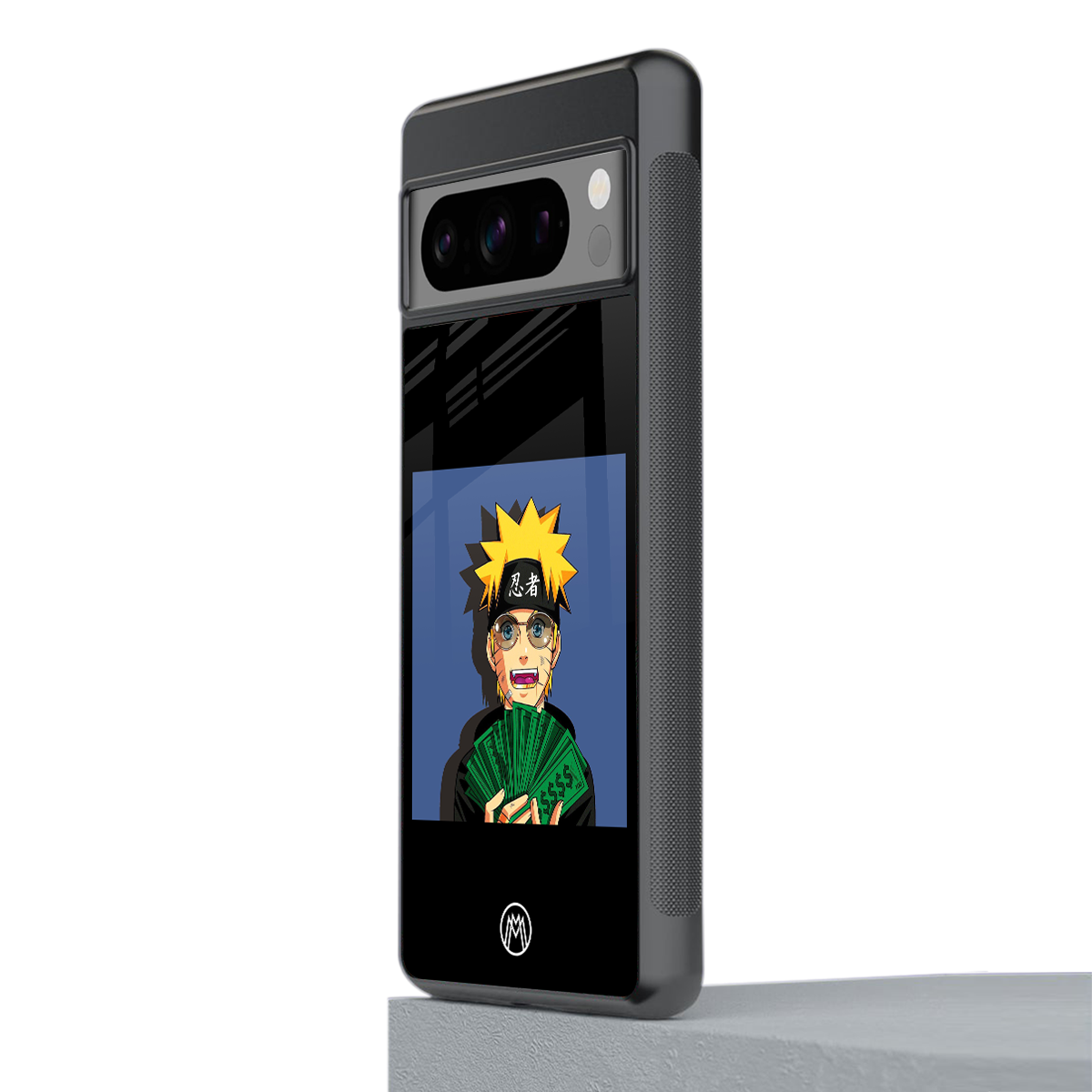 naruto hypebeast back phone cover | glass case for google pixel 8 pro