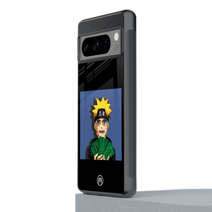 naruto hypebeast back phone cover | glass case for google pixel 8 pro