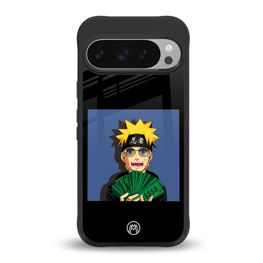 naruto hypebeast back phone cover | glass case for google pixel 9 pro xl