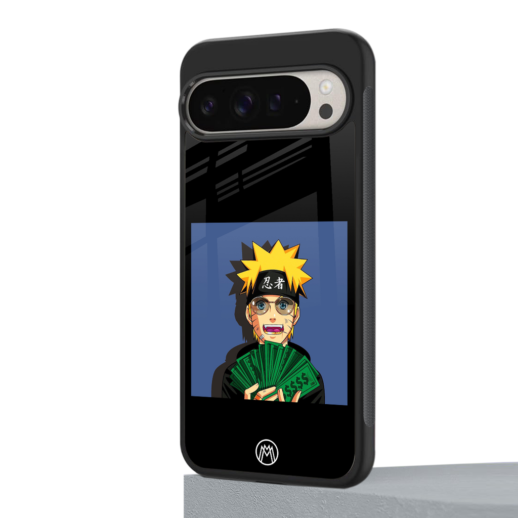 naruto hypebeast back phone cover | glass case for google pixel 9 pro