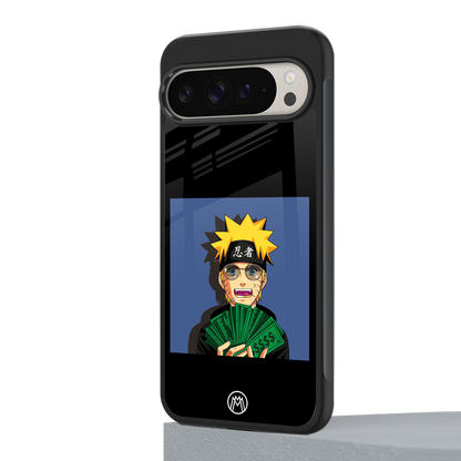naruto hypebeast back phone cover | glass case for google pixel 9 pro xl