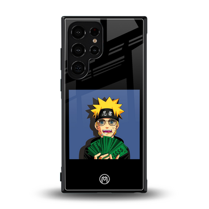 naruto hypebeast back phone cover | glass case for samsung galaxy s24 ultra