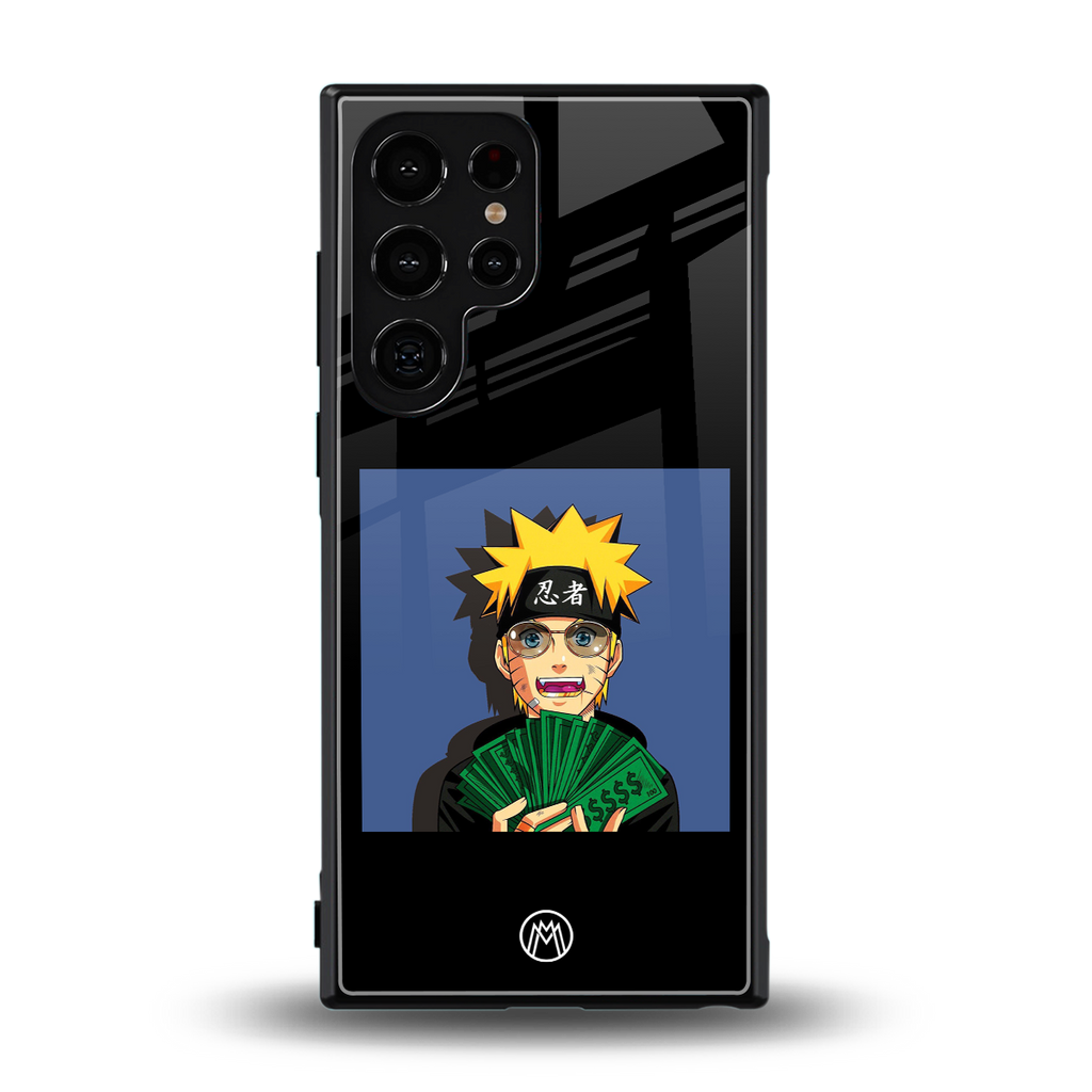 naruto hypebeast back phone cover | glass case for samsung galaxy s23 ultra