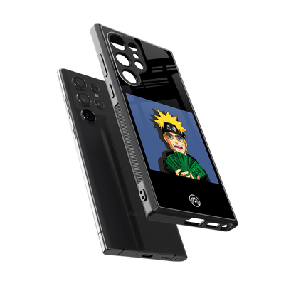 naruto hypebeast back phone cover | glass case for samsung galaxy s24 ultra